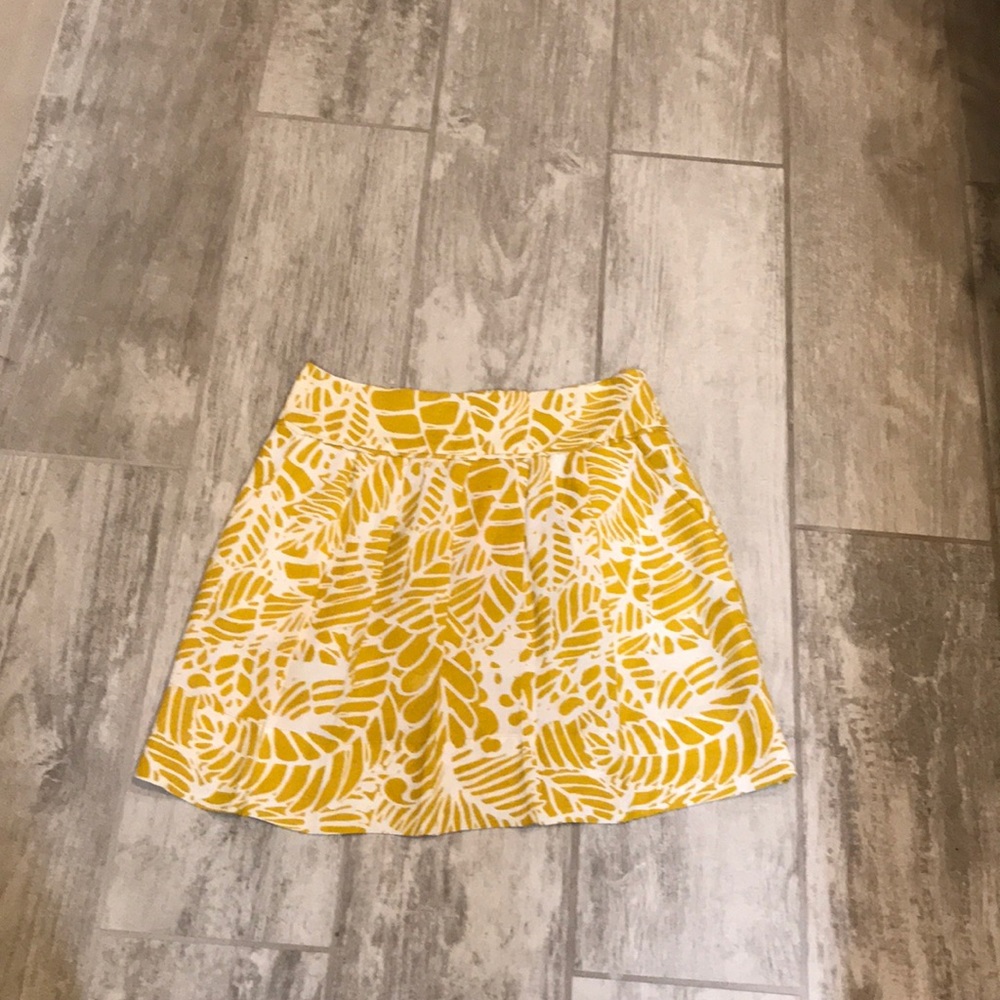 Loft SZ 2 pleated high waisted skirt